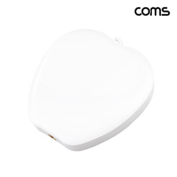 Coms LED 스마트폰 라이트 사과모양 카메라 조명 색온도조절 밝기조절
