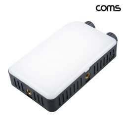 Coms LED 스마트폰 라이트 사각형 카메라 조명 색온도조절 밝기조절