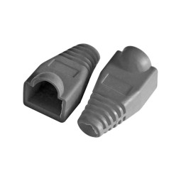 넥스트유 RJ45 랜케이블 보호캡 통부트 회색 100개입 TLB65GY