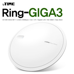 ipTIME 11ac AP 무선확장 RING-GIGA3