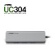 ipTIME UC304 USB3.1 Type C 4포트 무전원 허브