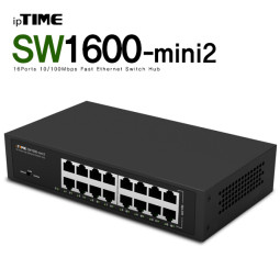 ipTIME SW1600-mini2 16포트 스위칭 허브