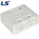 LS전선 노출형 아울렛 박스 2구 LS-SMB-2PORT