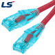 LS전선 CAT.6 UTP 랜 케이블 15m, 레드 NMX-LS6150R