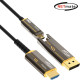 강원전자 넷메이트 DisplayPort to HDMI Hybrid AOC 케이블 50m NM-DHP50DG