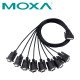 MOXA 8포트 시리얼카드 케이블 1m CBL-M68M9x8-100