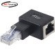 강원전자 넷메이트 RJ-45 왼쪽 꺾임 젠더 NM-RG02
