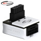 강원전자 넷메이트 600W 12VHPWR 변환 어댑터 (알루미늄 화이트/RVS 90도) [EZDIY-FAB] NM-DPI18914