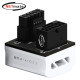 강원전자 넷메이트 600W 12VHPWR 변환 어댑터 (알루미늄 화이트/RVS 180도) [EZDIY-FAB] NM-DPI18913