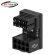강원전자 넷메이트 PCI-E 8핀 변환 어댑터 (블랙/RVS 180도) [EZDIY-FAB] NM-DPI1618