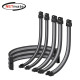 강원전자 넷메이트 PSU 연장 16AWG 슬리빙 케이블 0.3m (블랙/그레이 6종) [EZDIY-FAB] NM-DPR036