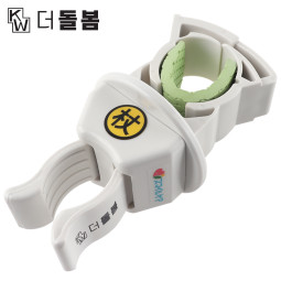 강원전자 더돌봄 다용도 지팡이걸이 (거치 19~27mm/설치 17~25mm) DB-CH1927W