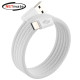 강원전자 넷메이트 USB2.0 마그네틱 AM-CM 케이블 1m (화이트) NM-UCA2151WM