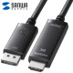 강원전자 산와서플라이 DP to HDMI 컨버터 1m (8K60Hz) KC-DPHD8K10