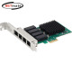 강원전자 넷메이트 PCI Express 쿼드 기가비트 랜카드(Realtek/슬림PC겸용) NM-PL14
