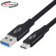 강원전자 넷메이트 USB3.2 Gen2 AM-CM 케이블 0.5m (블랙) NM-UAC3005B