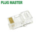 강원전자 플러그마스터 UTP CAT.6 RJ-45 8P8C 플러그-고급형 P8-001S(100개)