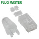 강원전자 플러그마스터 UTP CAT.6 RJ-45 8P8C 플러그&부트 P8-039(낱개)