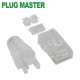 강원전자 플러그마스터 UTP CAT.6 RJ-45 8P8C 플러그&부트 P8-039N(100개)