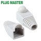 강원전자 플러그마스터 RJ-45 통부트(6mm/그레이) NM-SR001G(낱개)