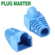강원전자 플러그마스터 RJ-45 CAT.6 통부트(7mm/블루) NM-SR007BL(100개)