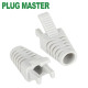 강원전자 플러그마스터 RJ-45 락(Lock) 부트(6mm/그레이) NM-SR008G(낱개)