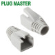 강원전자 플러그마스터 RJ-45 CAT.7/6A 통부트(8mm/그레이) NM-SR014G(100개)