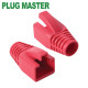 강원전자 플러그마스터 RJ-45 CAT.7/6A 통부트(8mm/레드) NM-SR014R(100개)
