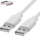 강원전자 넷메이트 USB2.0 AM-AM 케이블 5m (화이트) NM-TUA250