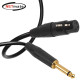 강원전자 넷메이트 XLR 캐논(F)-TS(5.5 Mono) 마이크 케이블 10m NMC-XLR510FB