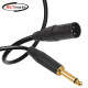 강원전자 넷메이트 XLR 캐논(M)-TS(5.5 Mono) 마이크 케이블 1m NMC-XLR501MB