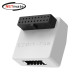 강원전자 넷메이트 USB3.0 20핀 헤더 Type E 변환 어댑터, 화이트 RVS [EZDIY-FAB] NM-DPC2673