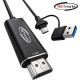 강원전자 넷메이트 USB2.0 HDMI 캡처 카드 NM-HCP02