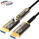 강원전자 넷메이트 HDMI2.1 Hybrid AOC 배관용 케이블 100m (골드) NM-HAP100DG