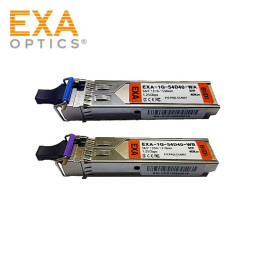 EXA GBIC TP-Link 1G BiDi SFP TL-SM321B A 40km 광모듈 세트 EXA-1G-54D40-WAB-TPL
