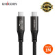 유니콘 80Gbps 16K지원 썬더볼트3/4/5 호환 1M C타입 240W E-Marker칩 SLC-80G-1M