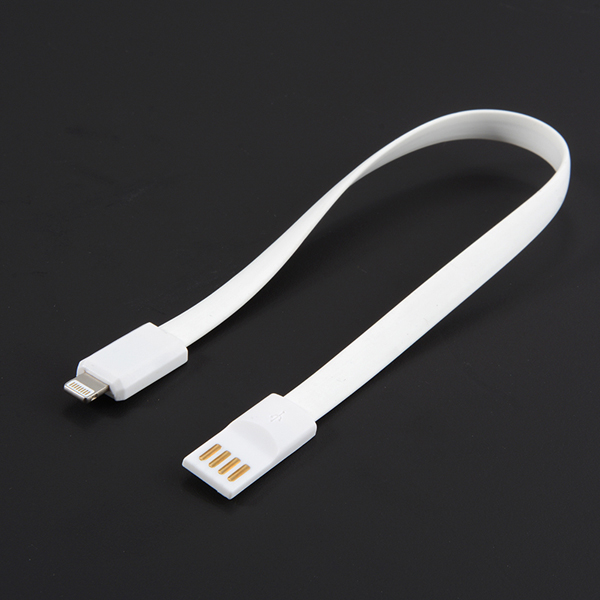 NEXT-1582P  자석내장 라이트닝 8핀 플랫 케이블 20Cm