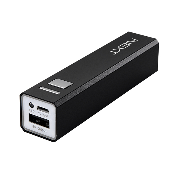 NEXT-3000PB(B) 휴대용 보조 배터리 300mAh 초소형사이즈-블랙