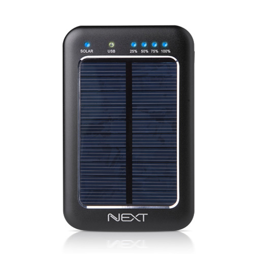 NEXT-700SC 휴대용 태양광 보조배터리 5600mAh 스마트폰충전