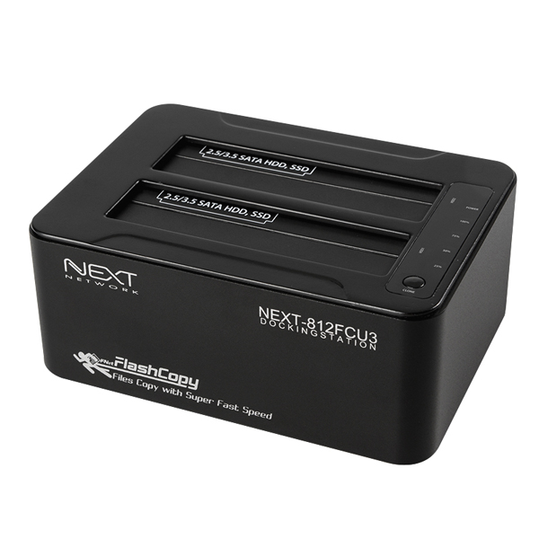 NEXT-812FCU3 2Bay 클론 도킹스테이션 복제가능