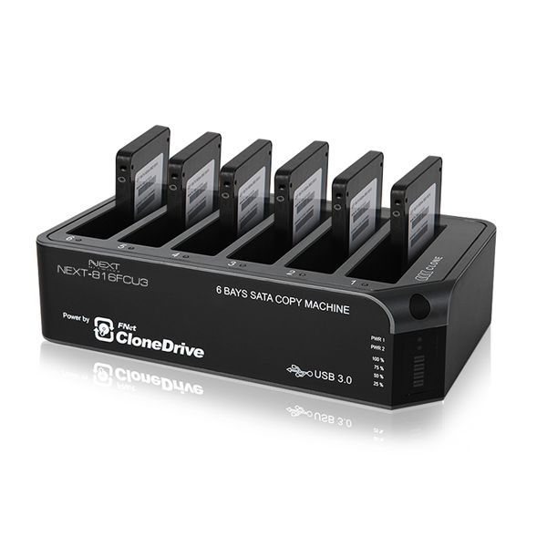 NEXT-816FCU3 6Bay 쿨론 도킹스테이션 복제가능