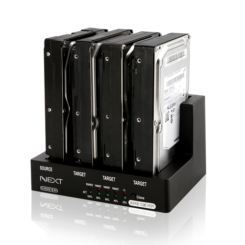 NEXT-854DCU3 1:3 HDD 클론 4Bay 도킹스테이션