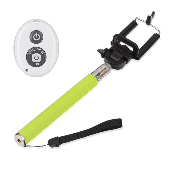 NEXT-BT10SC+NEXT-BT12CS 블루투스 리모콘 + 셀카봉(그린)