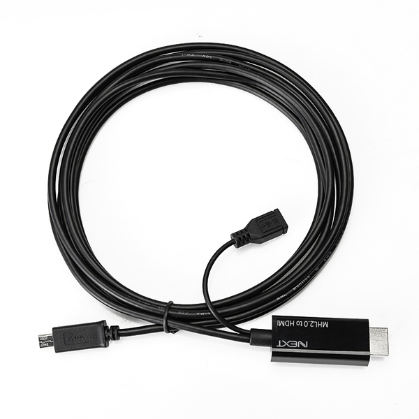 NEXT-MHL330-3D MHL2.0케이블3m/스마트폰미러링/3D지원