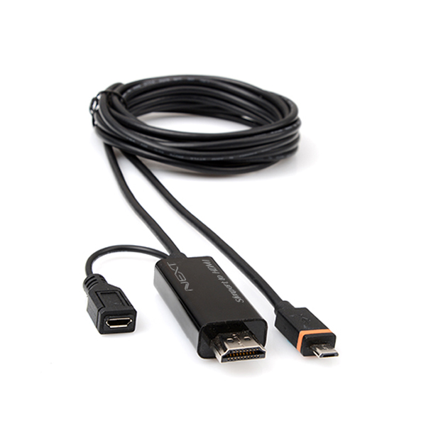 NEXT-SP430G3 슬림포트 MHL 케이블 . 케이블 일체형(3M)