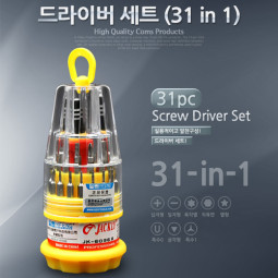 Coms 공구-드라이버세트 (31 in 1 )/JK-6036-A