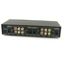 Coms A/V 셀렉터 - 리모콘 포함/ SVHS/RCAx3/Optical [AVS-31R]