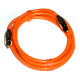 Coms 오디오광 Optical 케이블(6∮/각각) 2M, 최고급/오렌지