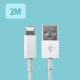 Coms iOS 스마트폰5 8Pin (8핀) 케이블(고급형) White, 2m