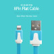 Coms iOS 8핀/8Pin 플랫 케이블 Blue